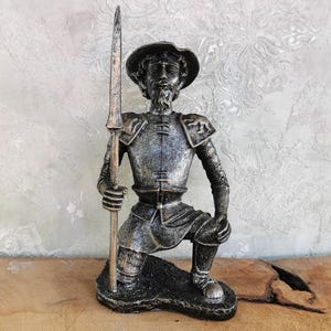 Don Quixote De La Mancha, Don Quixote Statuette, Don Quixote De La Mancha Figure, Vintage Don Quixote Statue, Man of La Mancha Don Quixote