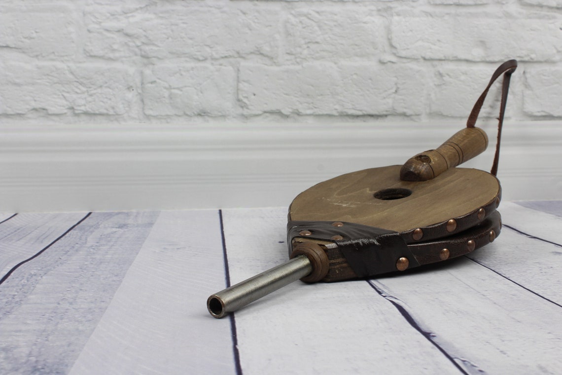 Vintage Handmade Leather and Wood Bellow Old Rustic Fireplace Etsy