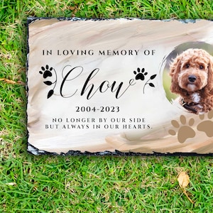 Pet Memorial Stone | Pet Memorial Stones for Dogs and Cats Pet | Pet Loss Remembrance |  Pet Loss Gift | Memorial Pet Stone | Pet Memorial