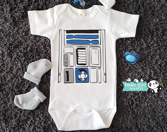 r2d2 baby grow