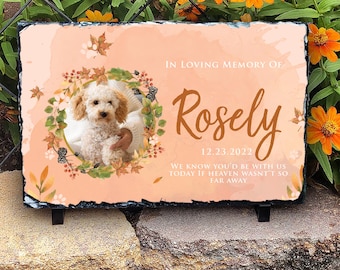 Pet Loss Gift for Dog Lovers, Personalized Cat Memorial Stone, Custom Remembrance Gift, Grief Support for Pet Owners