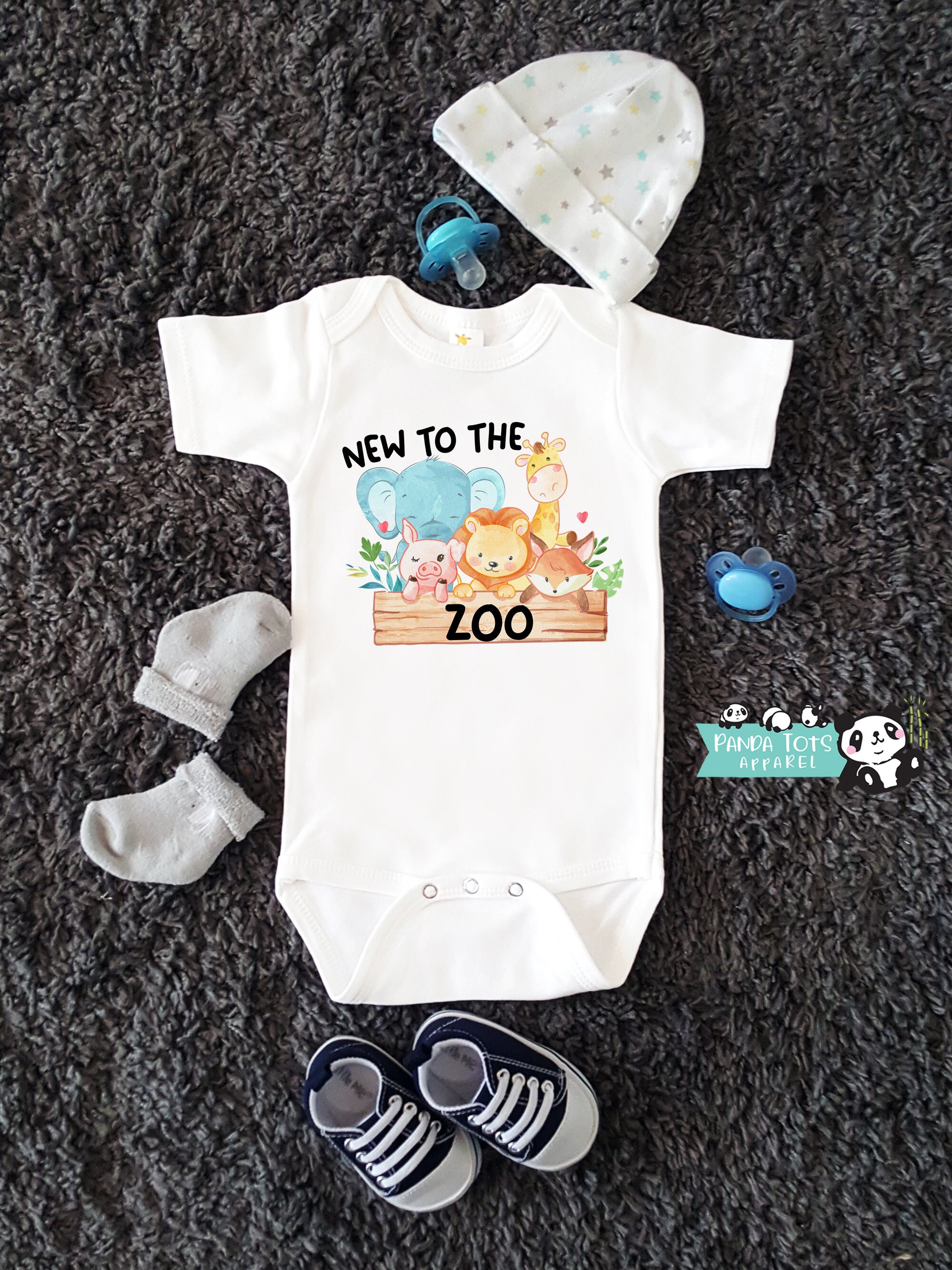 New to the Zoo Onesies Cute Animal Onesies Animal Themed | Etsy
