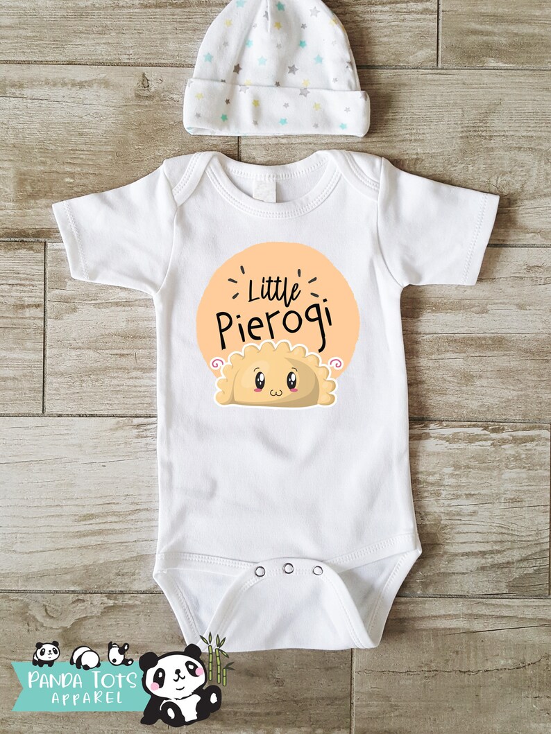 Little Pierogi Onesie Polish Onesie Baby Girl Onesie Etsy