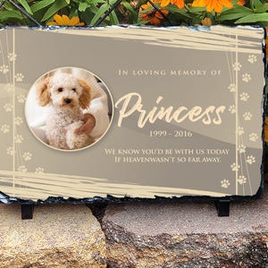Pet Memorial Stone | Pet Memorial Stones for Dogs and Cats Pet | Pet Loss Remembrance |  Pet Loss Gift | Memorial Pet Stone | Pet Memorial