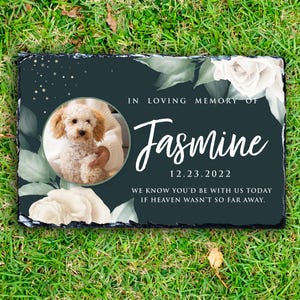 Pet Memorial Stone | Pet Memorial Stones for Dogs and Cats Pet | Pet Loss Remembrance |  Pet Loss Gift | Memorial Pet Stone | Pet Memorial