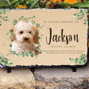 Pet Memorial Stone | Pet Memorial Stones for Dogs and Cats Pet | Pet Loss Remembrance |  Pet Loss Gift | Memorial Pet Stone | Pet Memorial