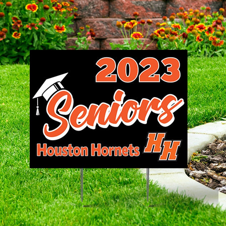Senior Class of 2023 Graduation 2023 Yard Sign Comes With Etsy