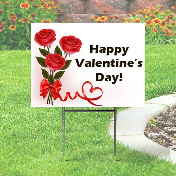 Valentine Yard Decor Etsy