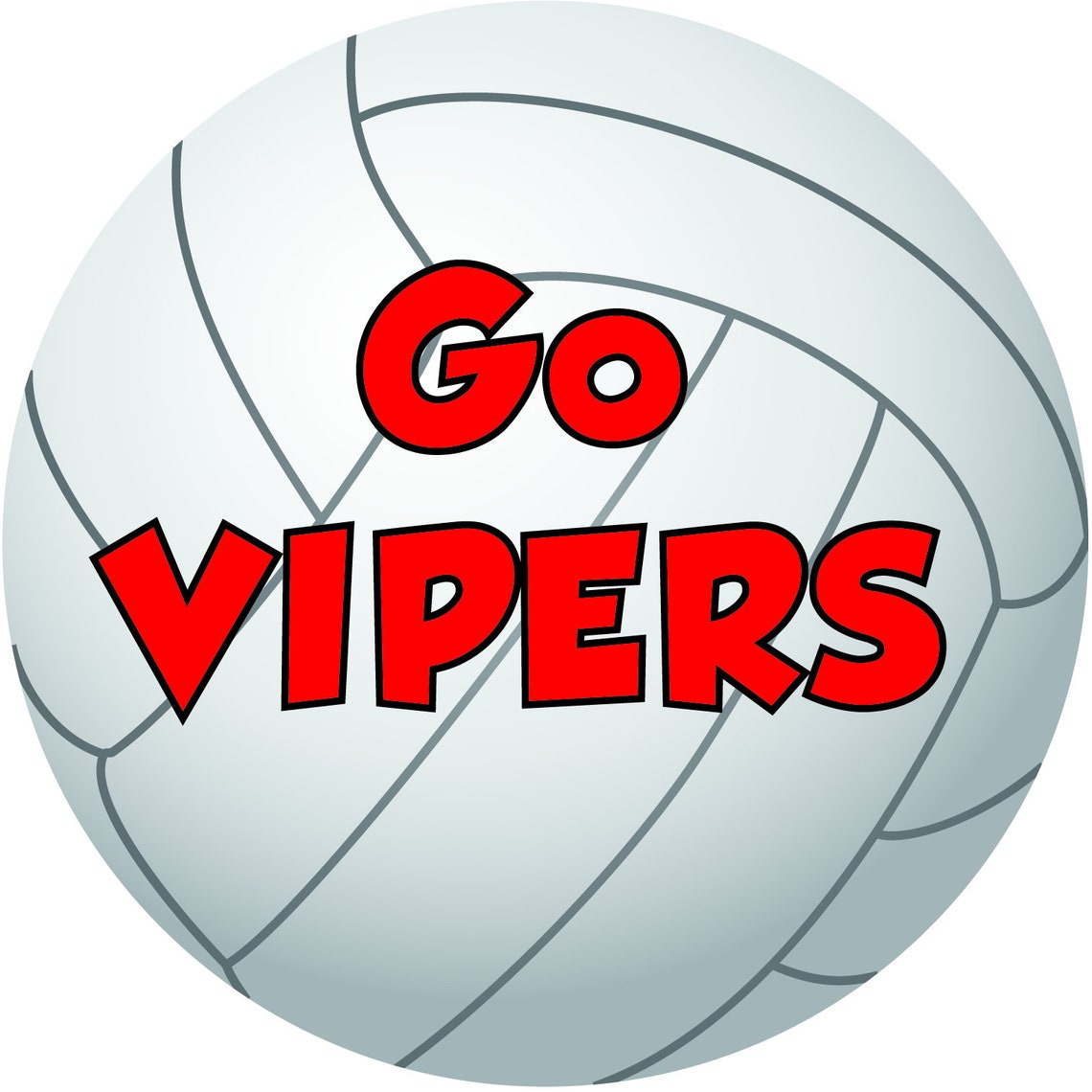 Volleyball Coroplast Cutout Sign for Cheering Spirt Signs Etsy