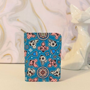 Cute elephant Wallet with all around zipper and 10 pockets | perfect gift for elephant lovers | medium size