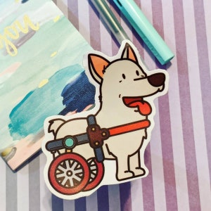 Sticker chien Lobo l&#39;ambassadeur 2&quot;*2&quot;. Résistant à l&#39;eau. Haute qualité.