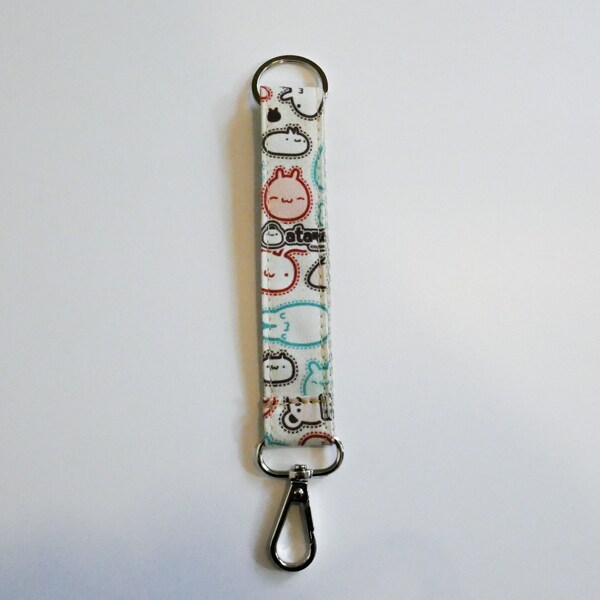 Konijntjes patroon Sleutelhanger | Bunny Rabbit Haas Lover cadeau