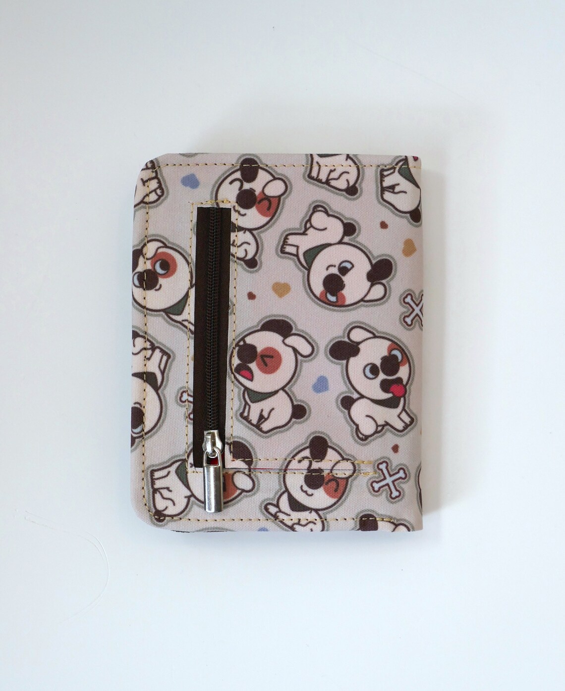 Cute Puppy Wallet Medium Wallet with all around zipper and Etsy