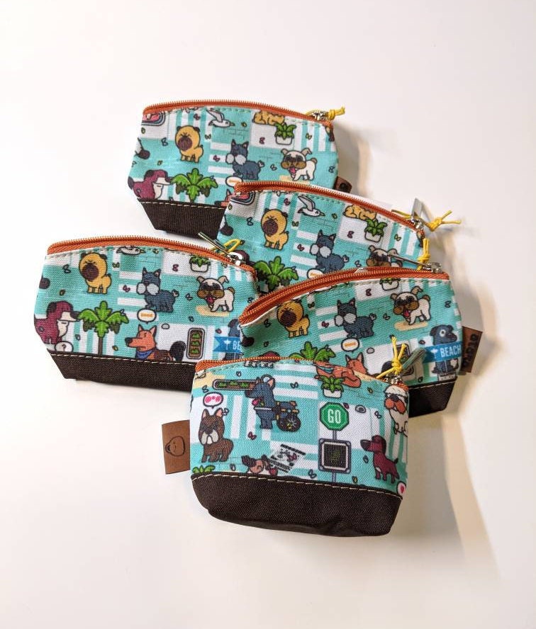 Island Dogs themed - Coin Purse - Coin Pouch - Day Edition