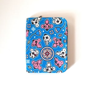 Wallet kawaii elephant | Medium Wallet with zipper and 10 pockets | adorable baby elephant