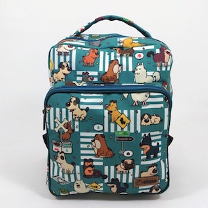 City Dogs - Petite Square Backpack