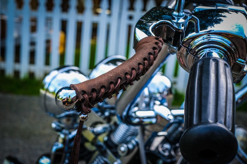 Custom Quality Leather Lever Covers Harley Davidson Softail Etsy