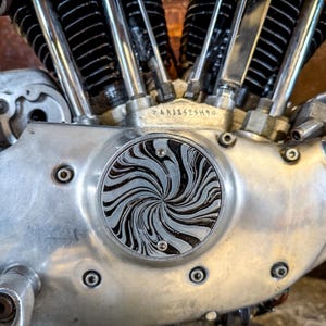 AMF Ironhead Sportster Candy 2-håls vertikalt hål kamkåpa passar Harley Davidson