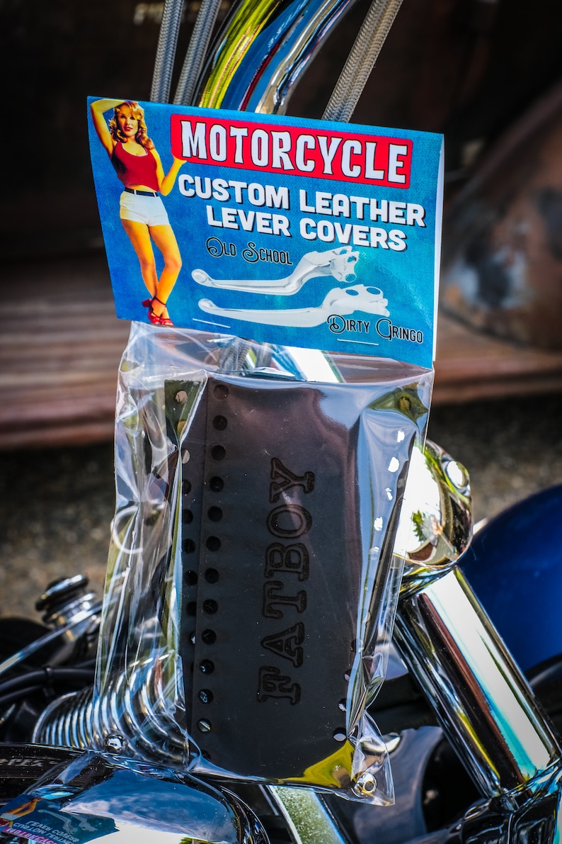 Custom Quality Leather Lever Covers Harley Davidson Softail Etsy