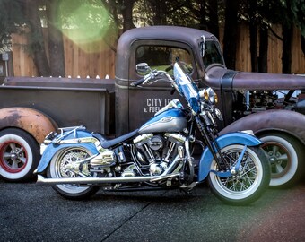 PRINCE ALBERT GUARDIAN BELL w FREE CHROME SPIKE KUSTOM KAPZ fits  Harley-Davidson