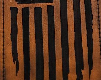 Vereinigte Staaten USA Flagge Distressed Harley Davidson Brown 2 Hole C Fender