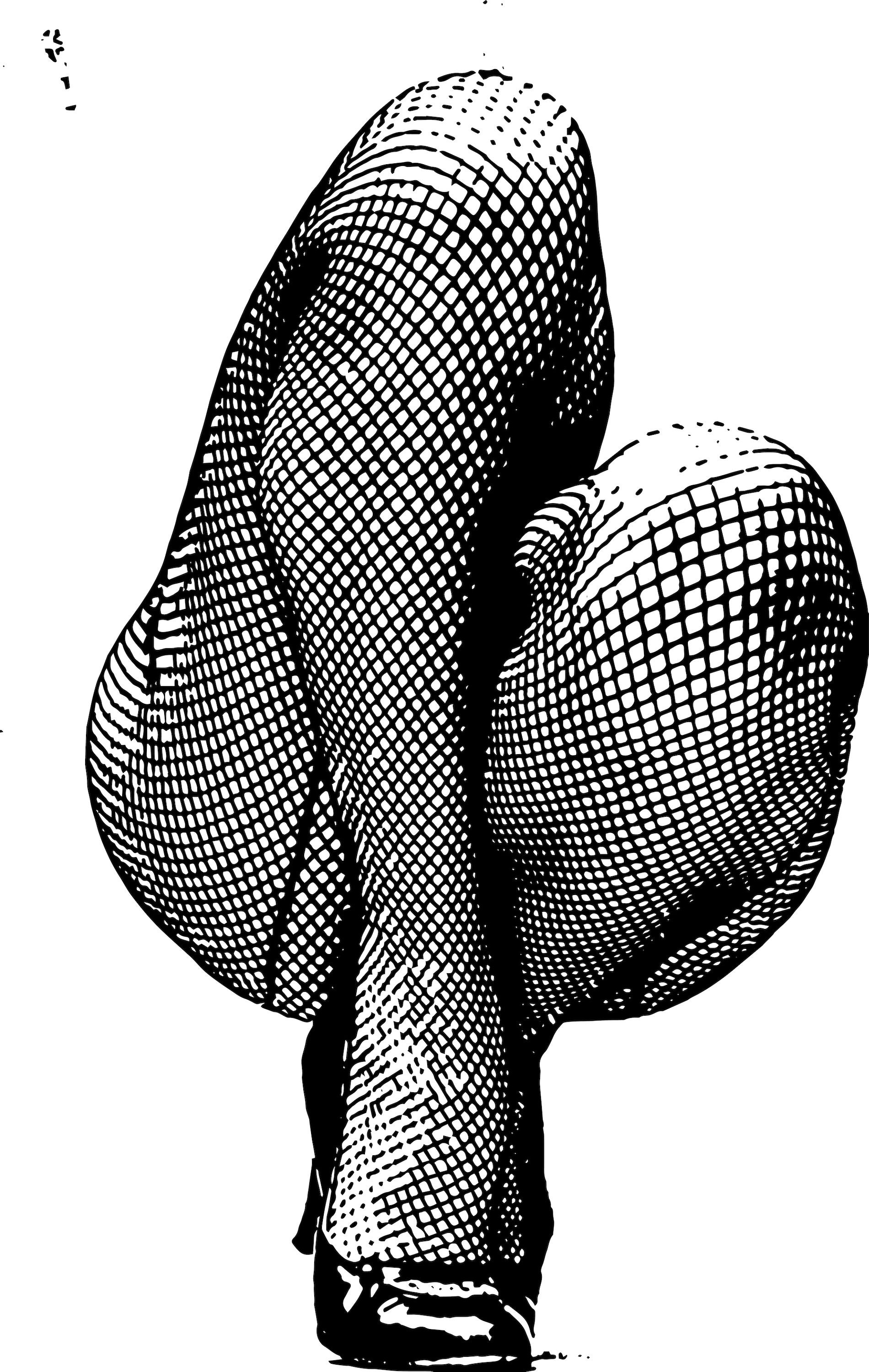 Download Dxf Dwg Svg Files Retro Sexy Legs Pinup Girl Fishnet Panty Etsy