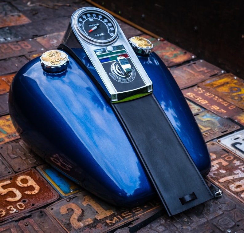 Plain No Design Leather Gas Tank Panel Bib Harley Davidson Pre Etsy