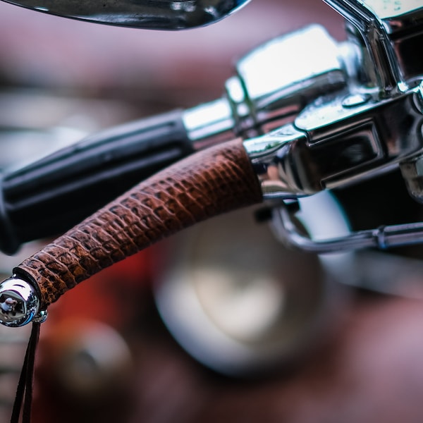 Harley Davidson Leather Lever Covers Etsy