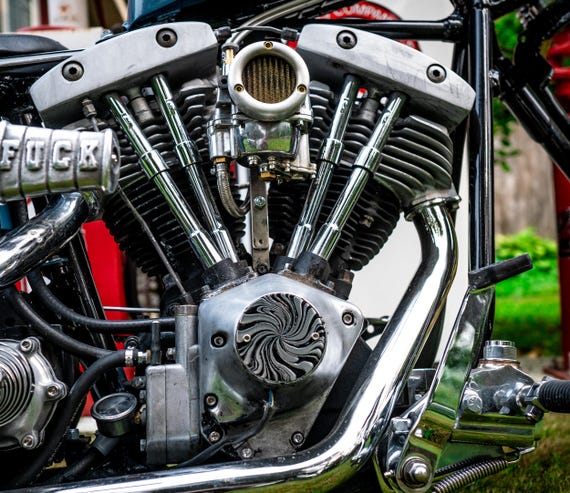 Hot Carved Psycho Candy Black Silver Evo Shovelhead 2 Hole Timing