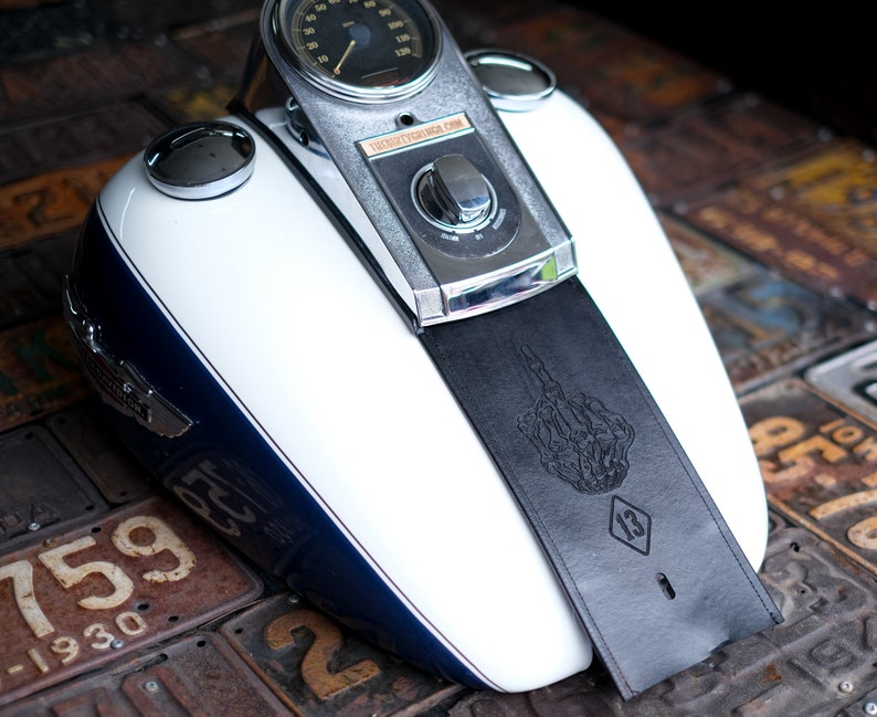 Harley Davidson Leather Gas Tank Panel Bib Softail 13 Etsy