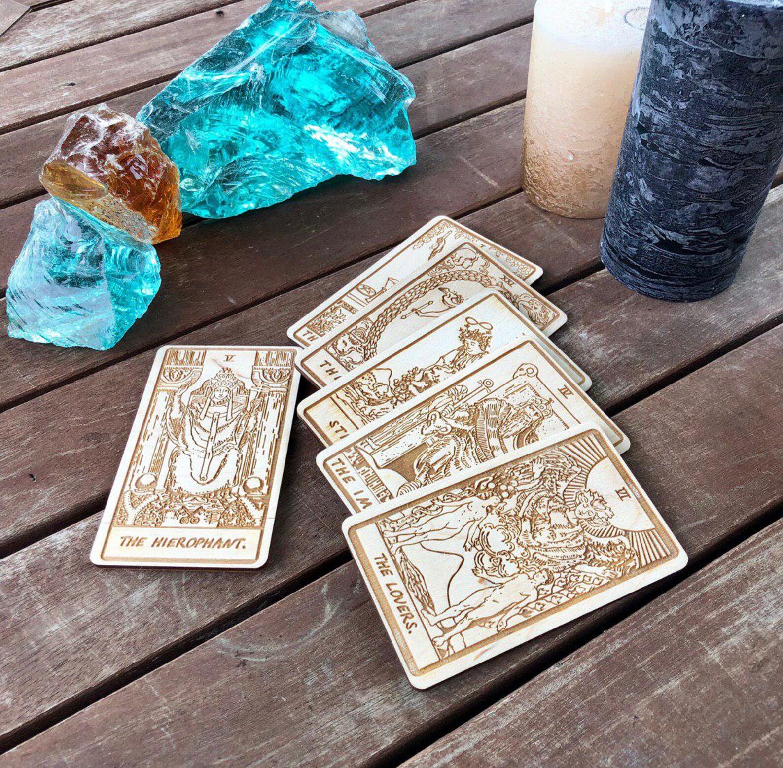 Tarot Card Deck Tarot Deck Cards Custom Tarot Deck Laser Etsy
