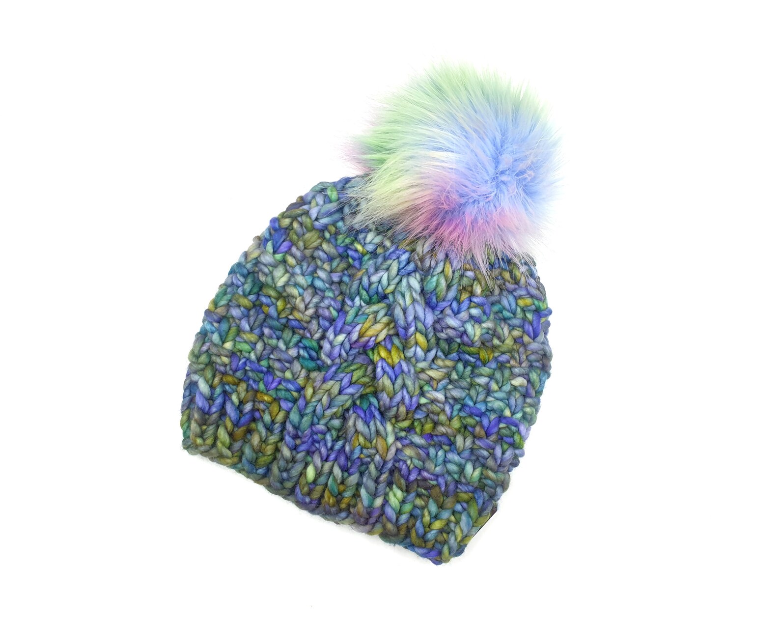 merino wool bobble hat