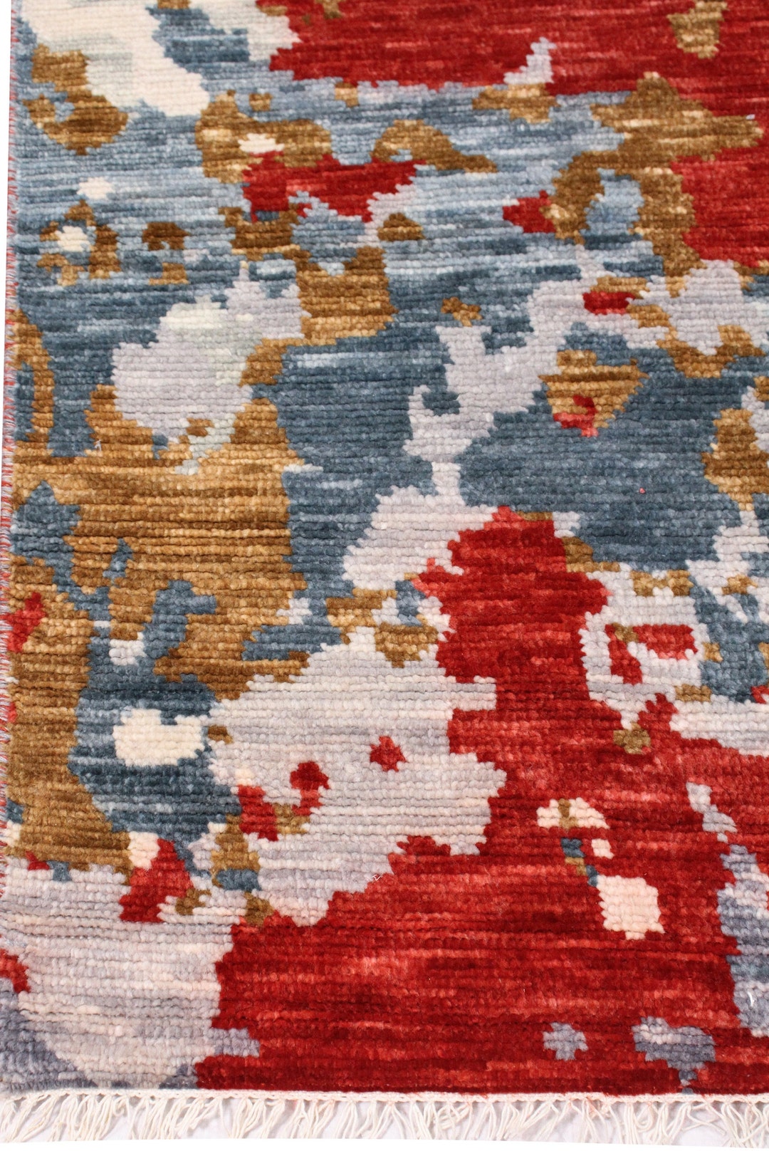 Hand Made Area Rug 6.5 X 10 Floor Area Rug Handmade Modern Etsy UK