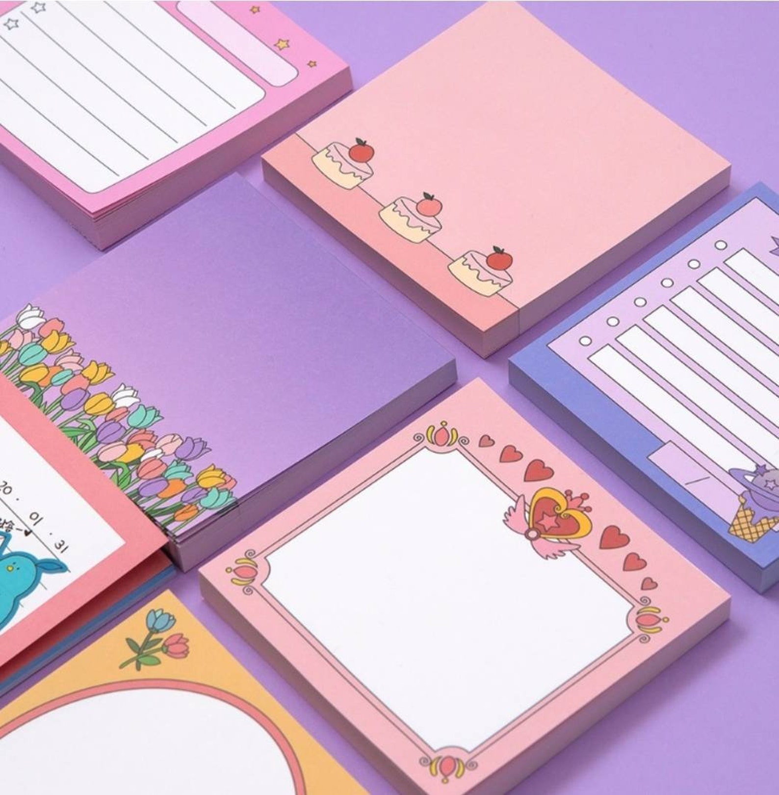 Cute memo pad retro vitnage aesthetic pop journal journaling Etsy