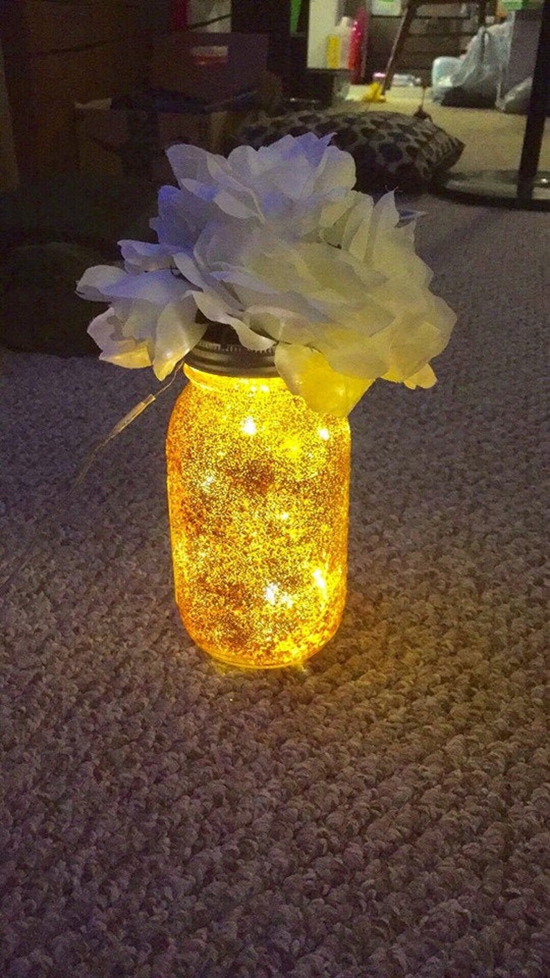 Sale Mason Jar Wedding Centerpiece White Rose Wedding Decor Etsy