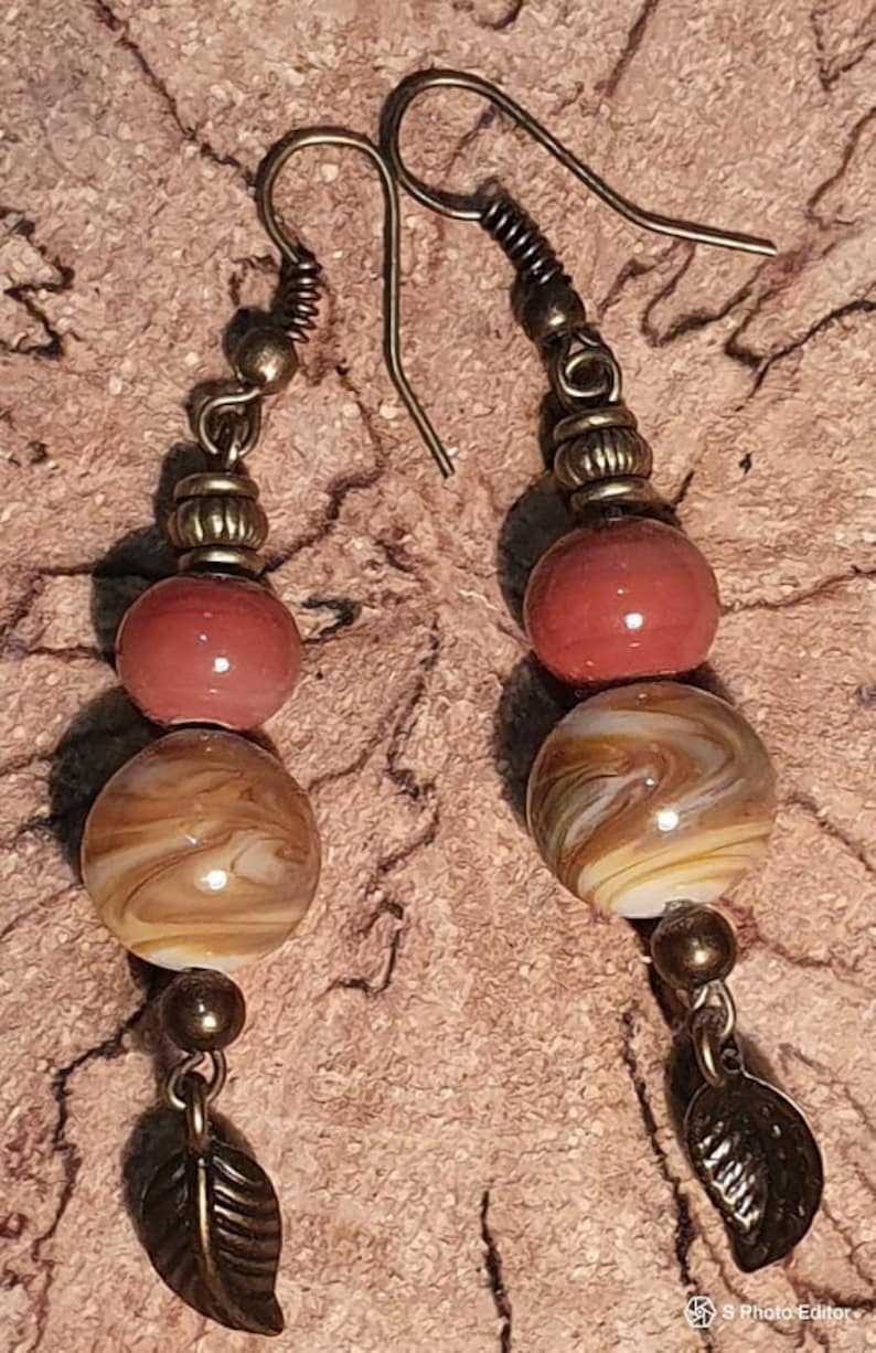 Earrings Glass Bead