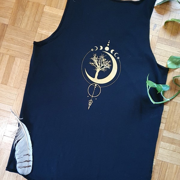 Tank Top Mondphasen Tree of Life