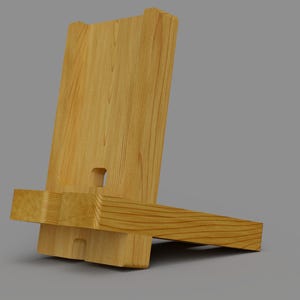 Handcrafted Elegance: Custom-Made Cell Phone Stand