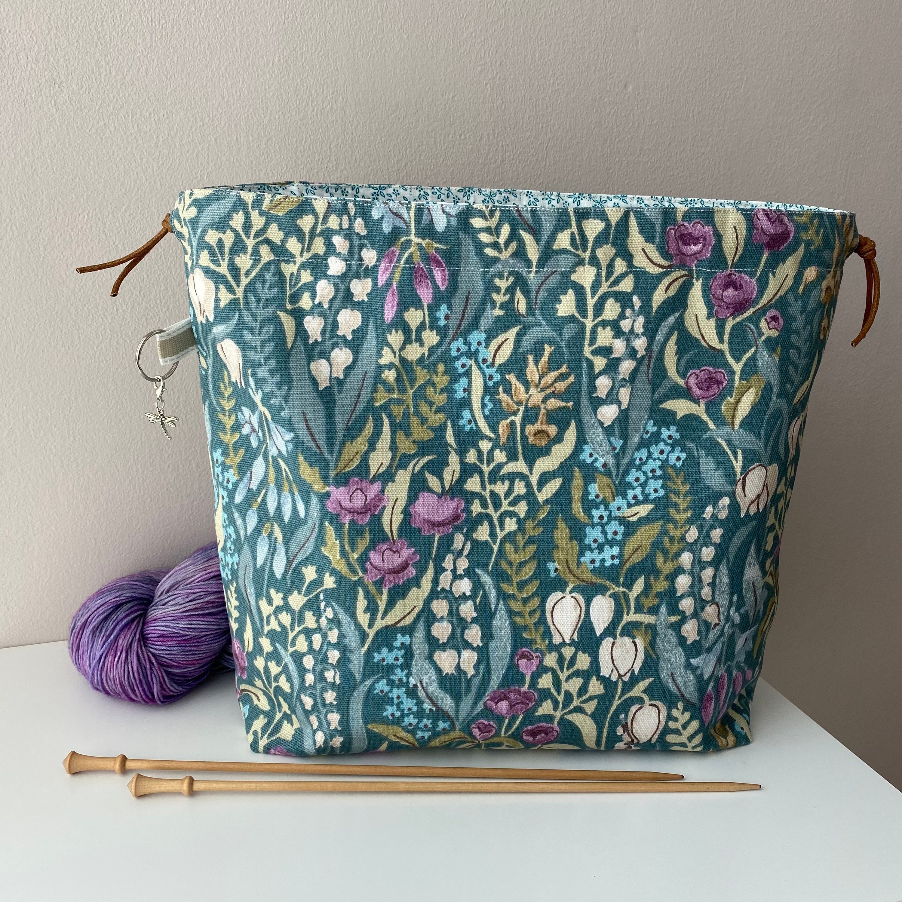 TOGETRUE Yarn Bag, Knitting Crochet Tote Bag, Lightweight Yarn Storage bag  Organizer, Travel Knitting wrist bag, Yarn Tote Bags for Crocheting
