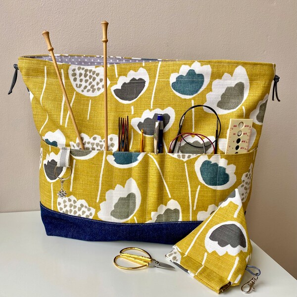 Yarn Project Bag Etsy