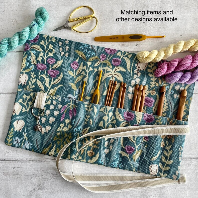 Crochet Hook Roll or Interchangeable Needle Case With Stitch Etsy