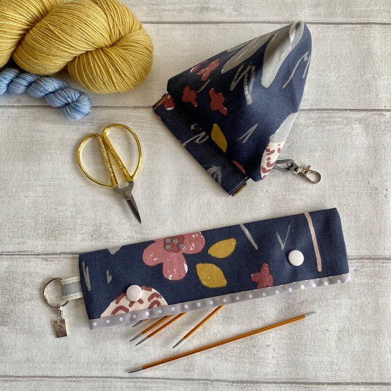 Crochet Hook Roll or Interchangeable Needle Case With Stitch Etsy