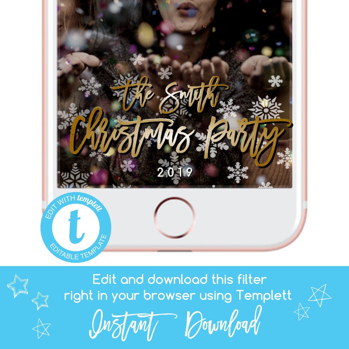 Christmas Snapchat Filterchristmas Geofilterchristmas Etsy