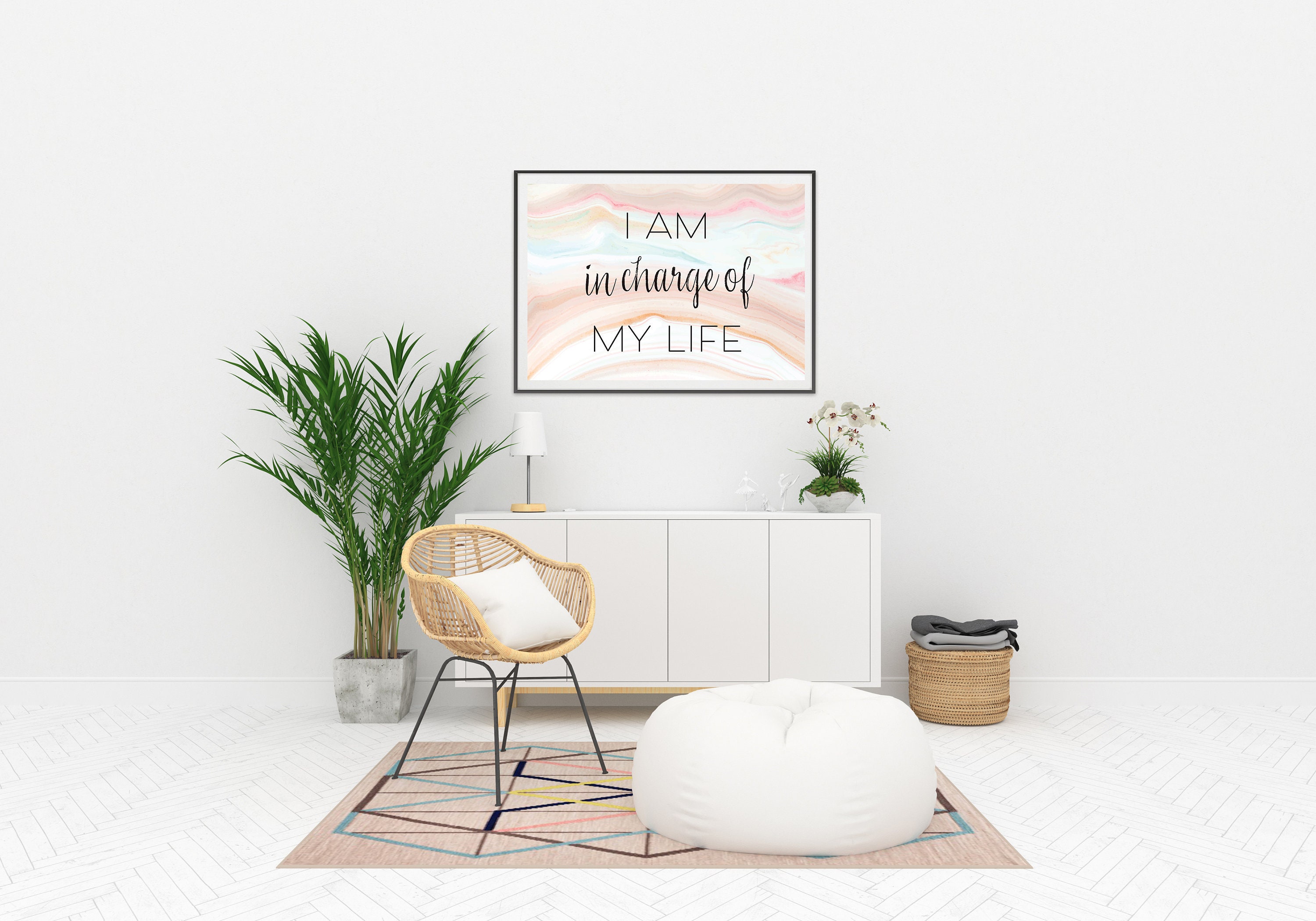 I Am in Charge of My Life Daily Positive Affirmation Quote | Etsy