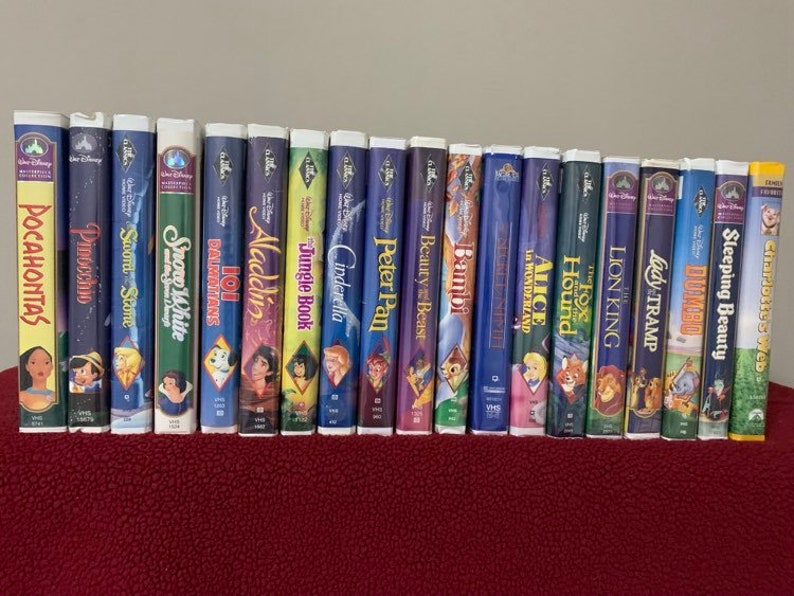 83 VHS Disney's Vintage Movies in Excellent Condition Etsy Australia