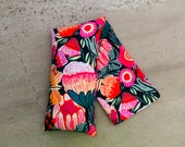 Large Heat Bag Heat Pack - 52cm x 13cm - Native Flowers - Wheat Free - 100 Cotton - Cold Pack
