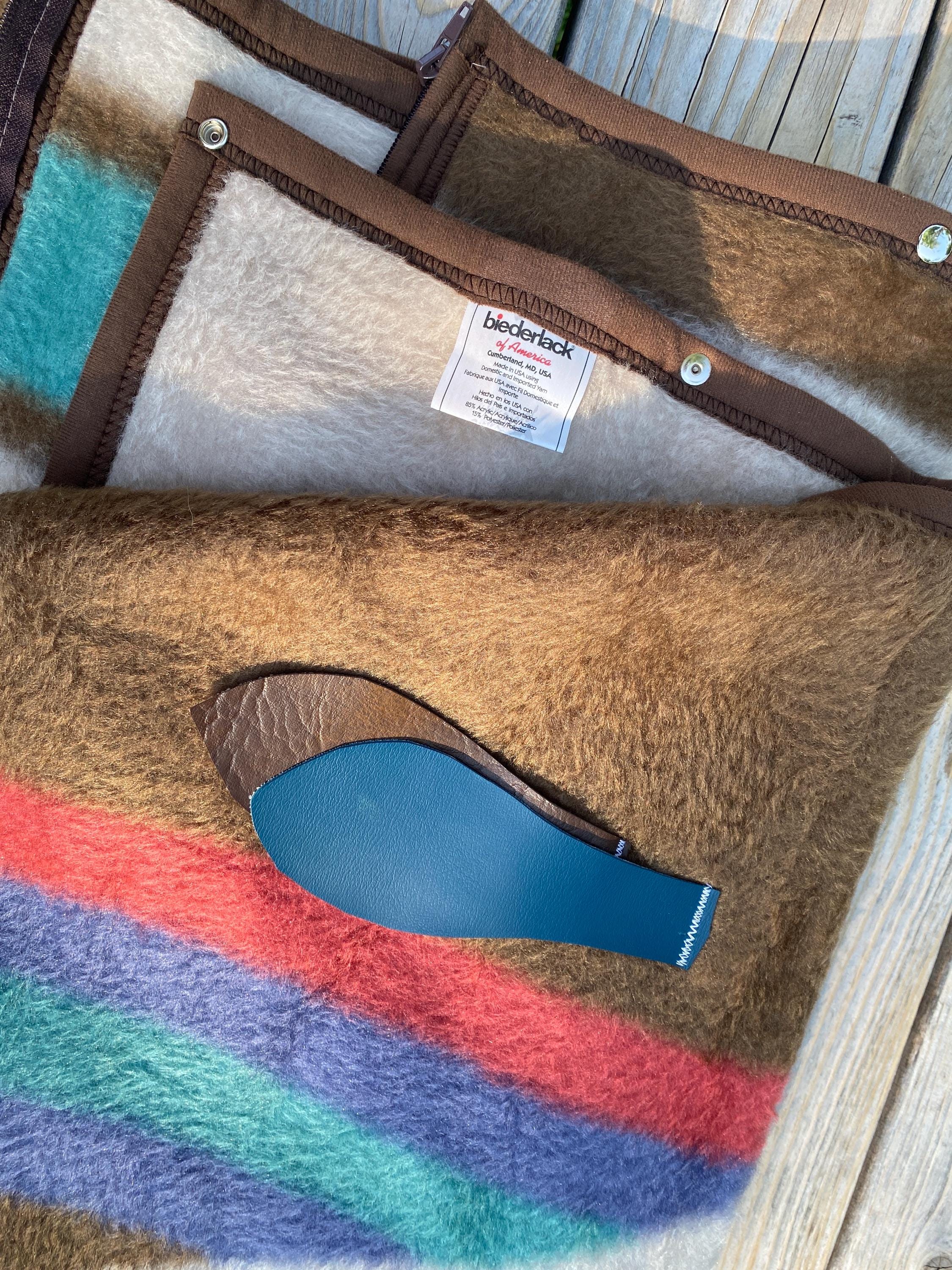 Vintage Usa Biederlack Blanket With Snaps And Zipper Vintage - Main Image