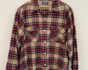 Vintage Pendleton Board wool shirt size large - made in USA