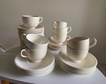 Wedgwood Edme Queen's Ware Cup Saucer Plate Trio - Etsy