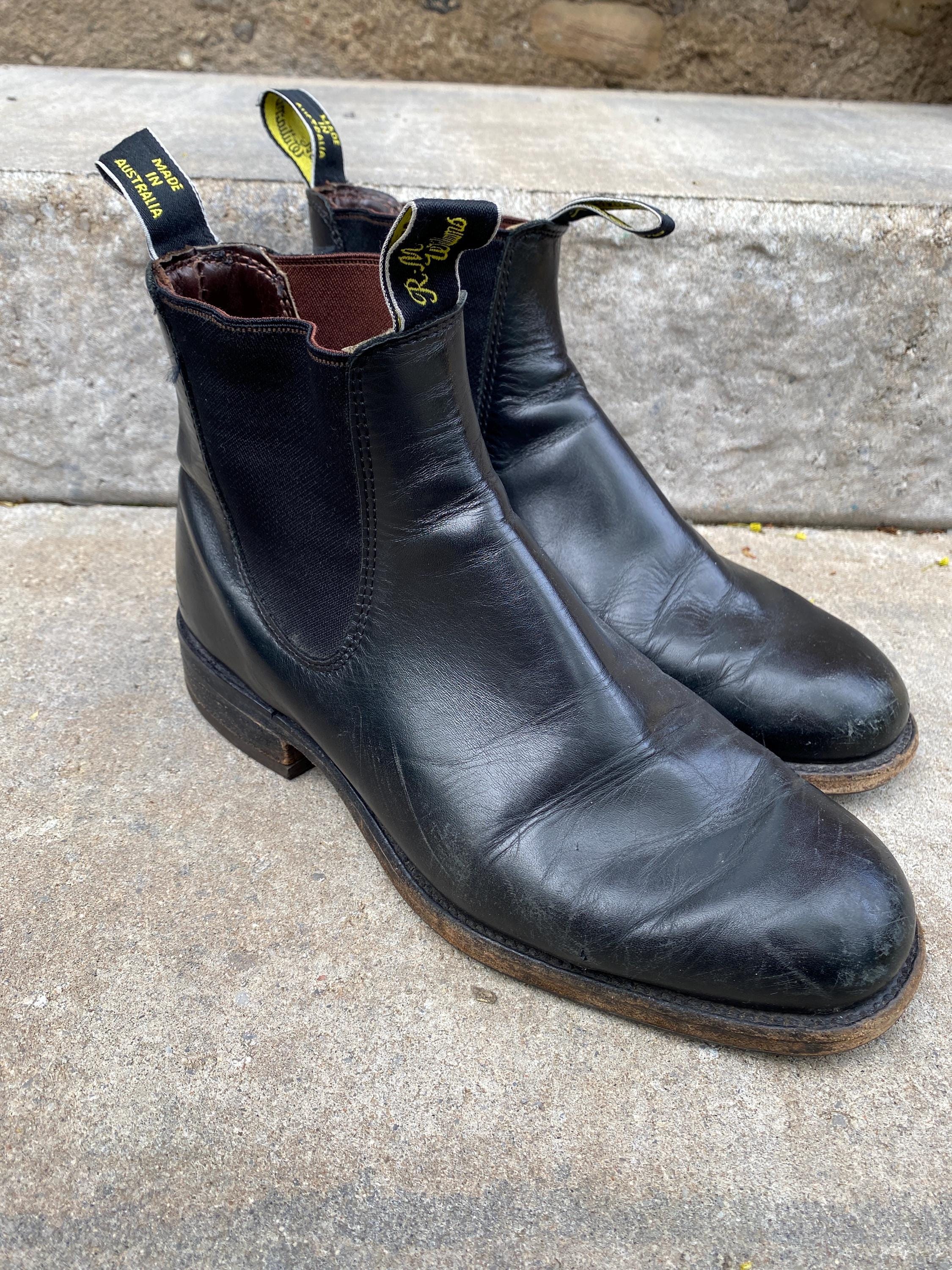 R.M. Williams Leather Chelsea Boots Men’s 10 Black, Made in Australia, Well worn These $600 Chelsea Boots Have Lasted Me 12 Years | Reviews  main image 2